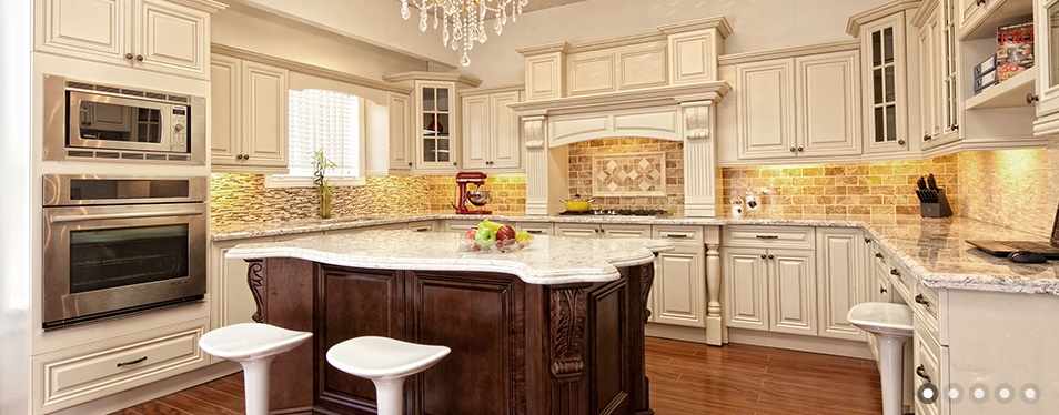 Beautiful Kitchen Cabinets and Island