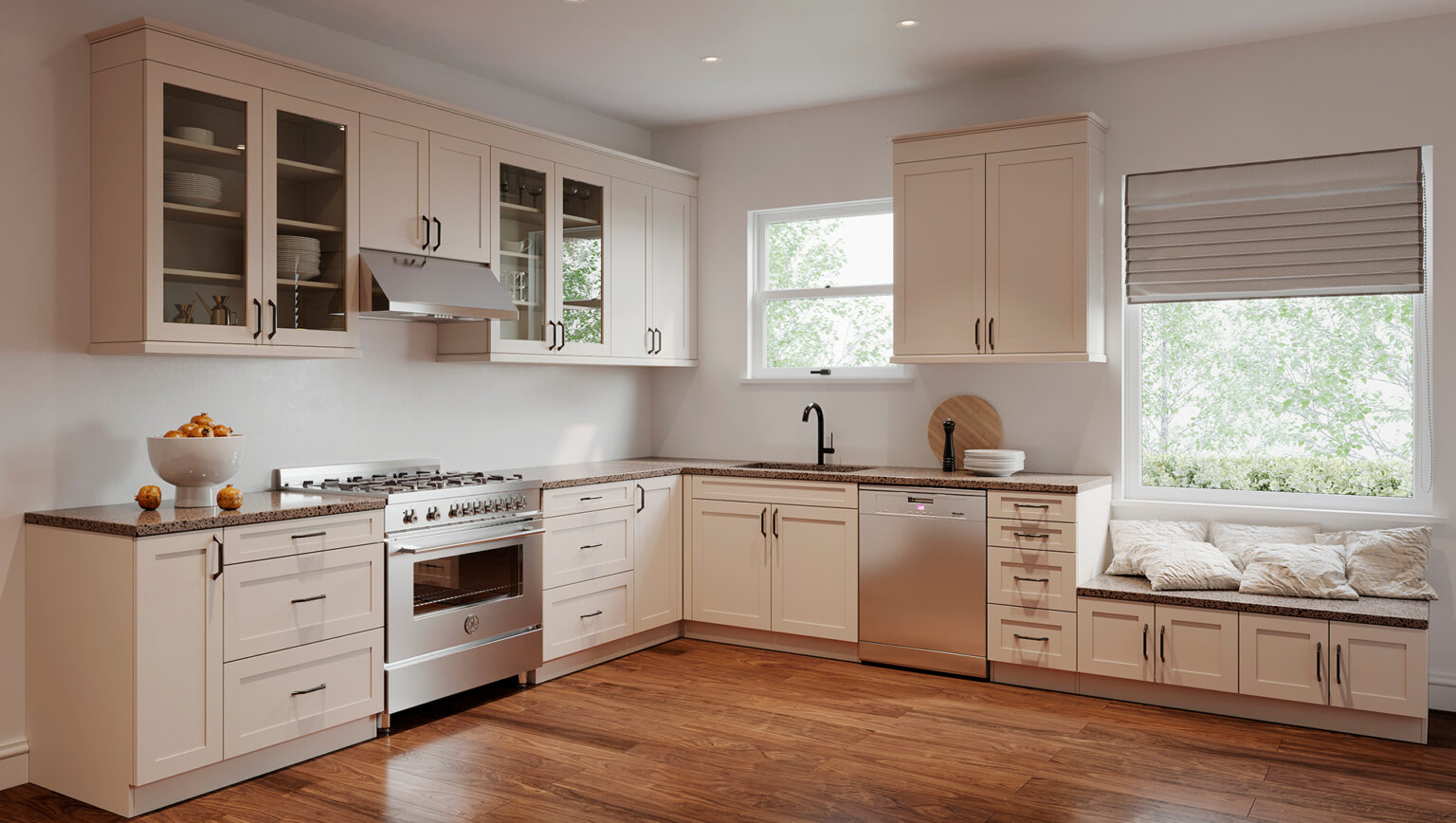 Kitchen Cabinets: Willow Grey