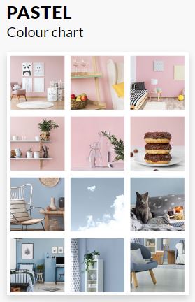 Pastel Colour Chart