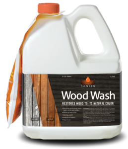 Sansin Wood Wash Restores wood to natural color