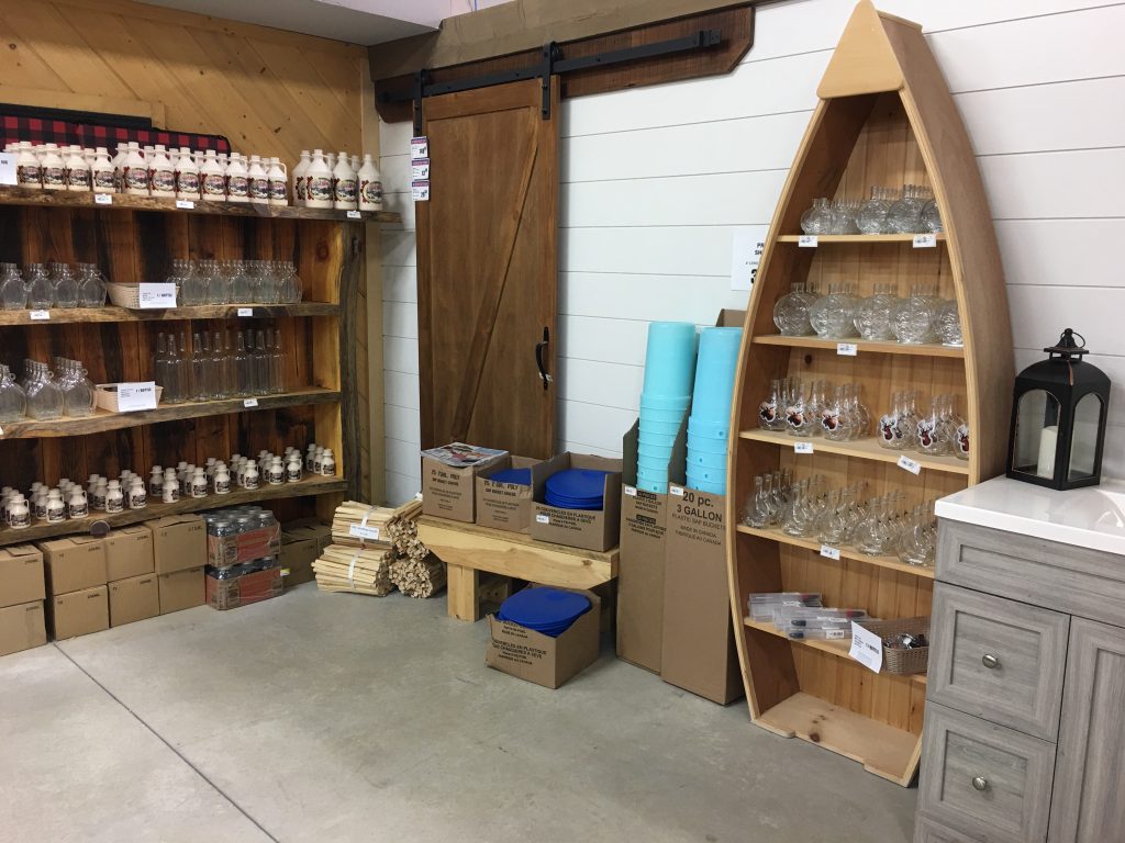 Maple Syrup Supplies at Timber Top Store