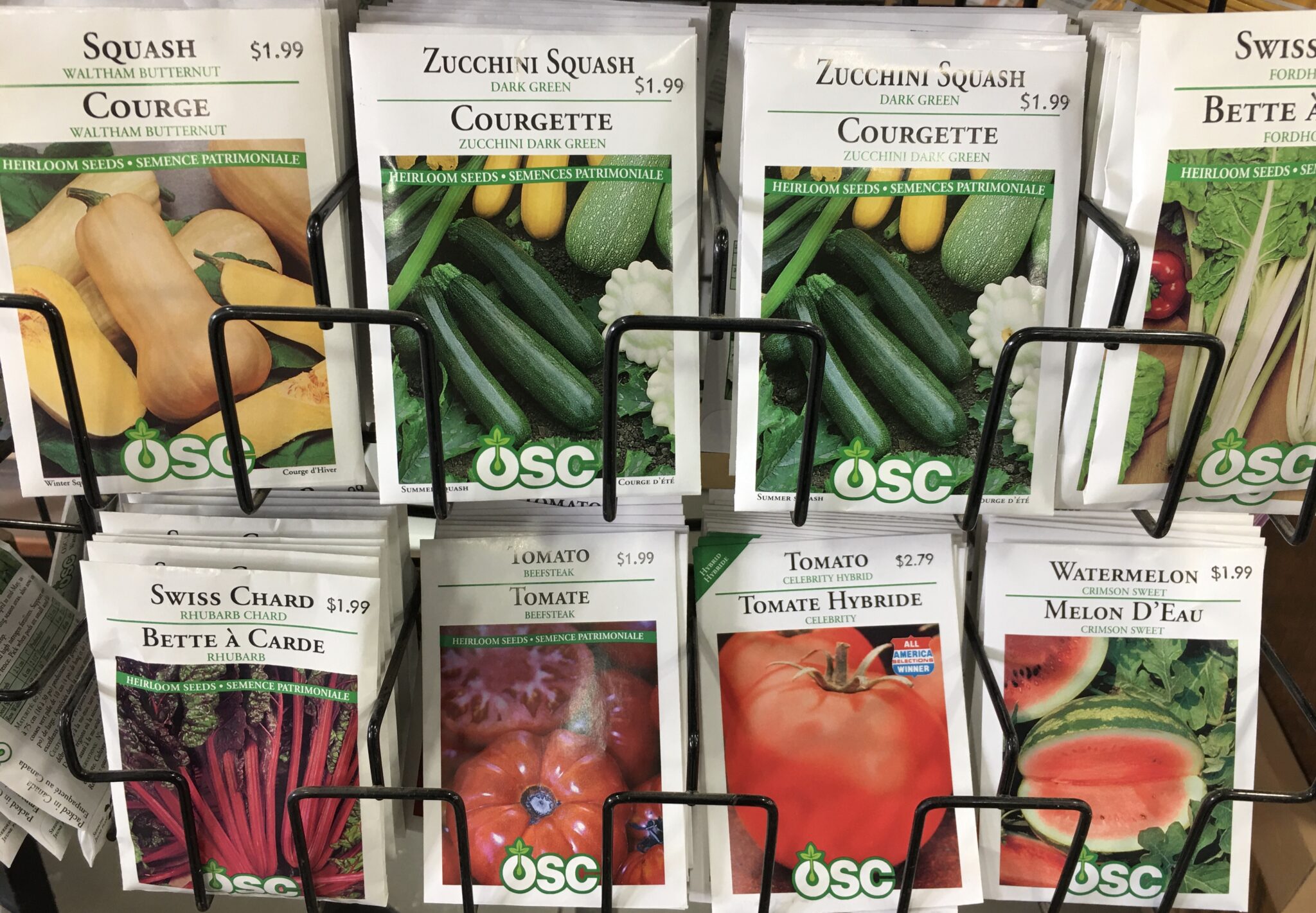 OSC Seeds Are Back In Stock! Timber Top Country Store